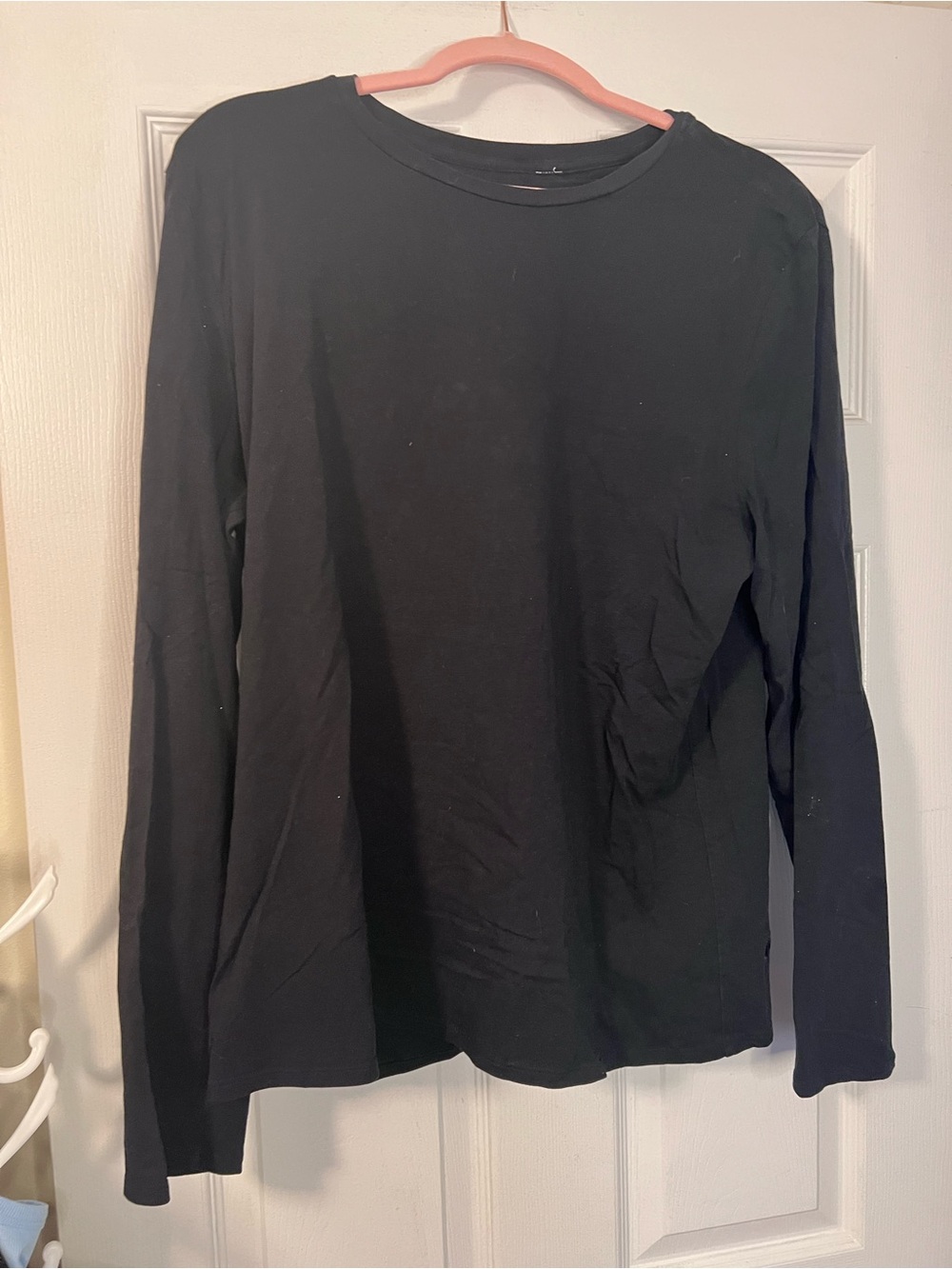 #455 Lululemon All Yours Long Sleeve Black Women’s Large EUC